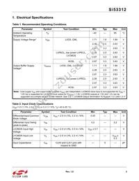 SI53312-B-GMR Datasheet Page 3