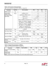 SI53312-B-GMR Datasheet Page 4