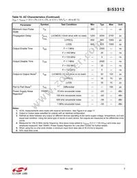 SI53312-B-GMR Datasheet Page 7
