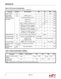 SI53313-B-GMR Datasheet Page 4