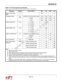 SI53313-B-GMR Datasheet Page 7