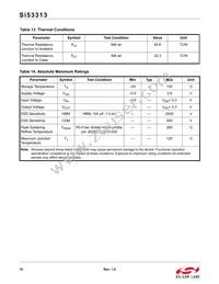SI53313-B-GMR Datasheet Page 10