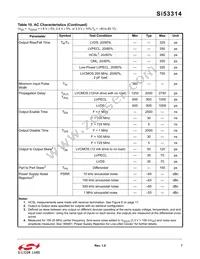 SI53314-B-GMR Datasheet Page 7