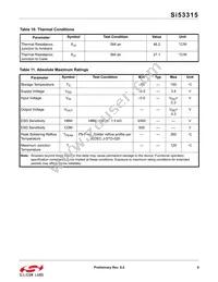SI53315-B-GMR Datasheet Page 9