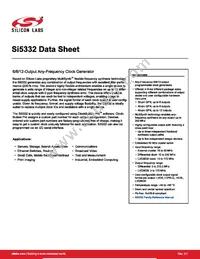 SI5332D-C-GM3R Datasheet Cover