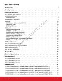 SI5332F-D-GM3 Datasheet Page 2