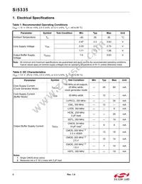 SI5335C-B08396-GM Datasheet Page 4