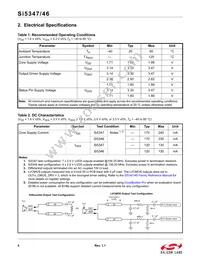 SI5347D-B-GMR Datasheet Page 4