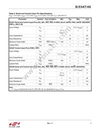 SI5347D-B-GMR Datasheet Page 7