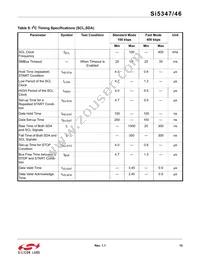 SI5347D-B-GMR Datasheet Page 15