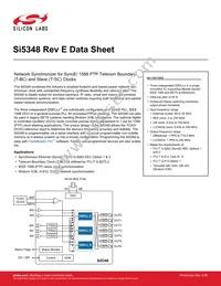 SI5348A-B-GM Datasheet Cover