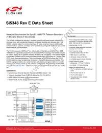 SI5348A-E-GMR Datasheet Cover