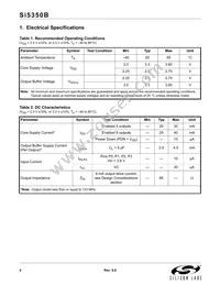 SI5350B-A-GUR Datasheet Page 4