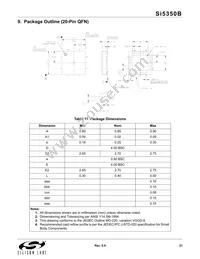 SI5350B-A-GUR Datasheet Page 21