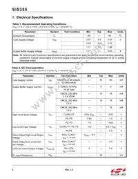 SI5355A-B08705-GM Datasheet Page 4