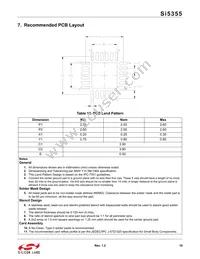 SI5355A-B08705-GM Datasheet Page 19