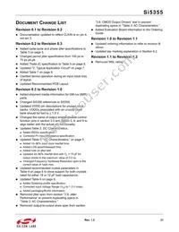 SI5355A-B08705-GM Datasheet Page 21