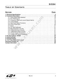 SI5364-F-BC Datasheet Page 3