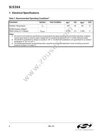 SI5364-F-BC Datasheet Page 4