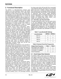 SI5364-F-BC Datasheet Page 16