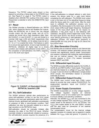 SI5364-F-BC Datasheet Page 21