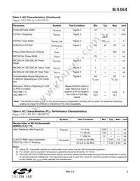 SI5364-H-BL Datasheet Page 9