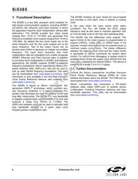 SI5365-B-GQ Datasheet Page 6