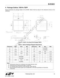 SI5365-B-GQ Datasheet Page 13