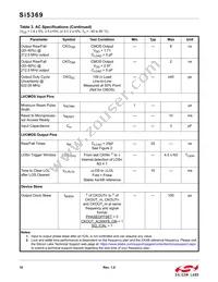 SI5369A-C-GQ Datasheet Page 10