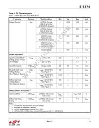 SI5374C-A-BL Datasheet Page 5