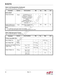 SI5374C-A-BL Datasheet Page 10