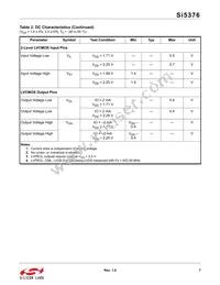 SI5376B-A-BL Datasheet Page 7