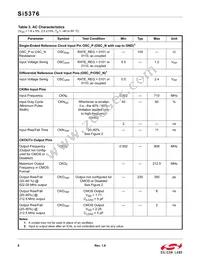 SI5376B-A-BL Datasheet Page 8