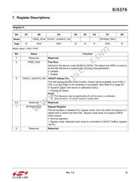 SI5376B-A-BL Datasheet Page 21