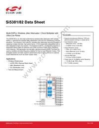 SI5381E-E-GM Datasheet Cover