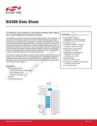 SI5386E-E-GMR Datasheet Cover