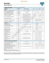 SI5414DC-T1-GE3 Datasheet Page 2