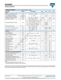 SI5429DU-T1-GE3 Datasheet Page 2