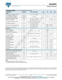 SI5440DC-T1-GE3 Datasheet Page 2