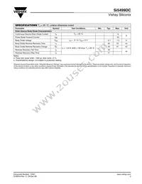 SI5499DC-T1-E3 Datasheet Page 3