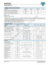 SI5853CDC-T1-E3 Datasheet Page 2