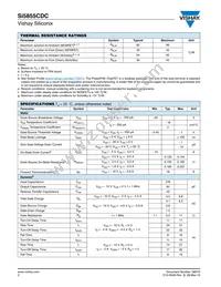 SI5855CDC-T1-E3 Datasheet Page 2
