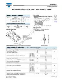 SI5858DU-T1-GE3 Datasheet Cover