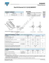 SI5904DC-T1-GE3 Datasheet Cover