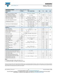 SI5922DU-T1-GE3 Datasheet Page 2