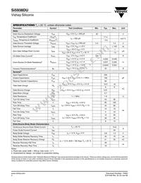 SI5938DU-T1-E3 Datasheet Page 2