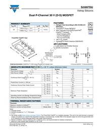 SI5997DU-T1-GE3 Datasheet Cover