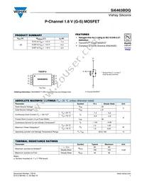 SI6463BDQ-T1-GE3 Datasheet Cover