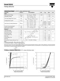 SI6467BDQ-T1-GE3 Datasheet Page 2