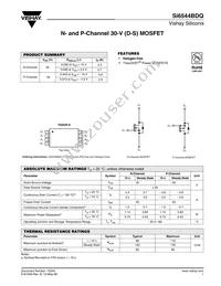 SI6544BDQ-T1-GE3 Datasheet Cover